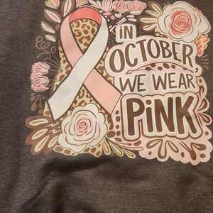 Pink Ribbon Graphic Women's Sweater